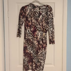 Calvin Klein leopard print dress